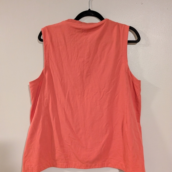 Athleta Coral Muscle Tank Size L - Picture 4 of 4